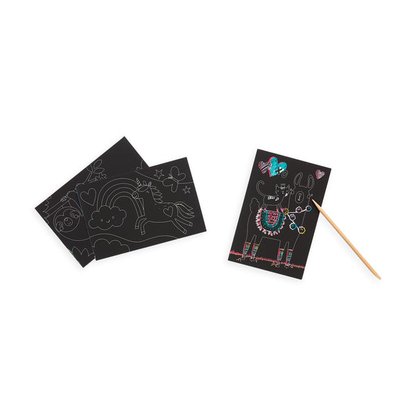 Mini Scratch & Scribble Art Kit: Funtastic Friends - Linzis