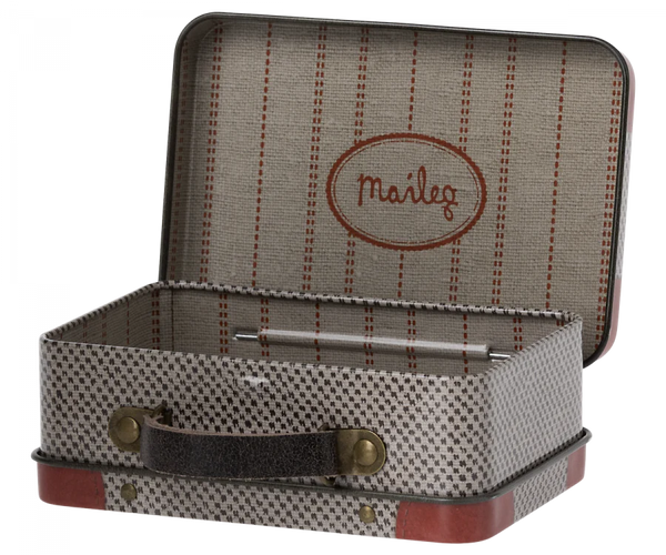 Suitcase, Metal - Grey Travel - Linzis