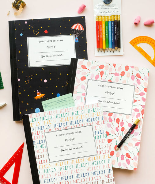 Composition Book - Mermaids on Parade - Linzis