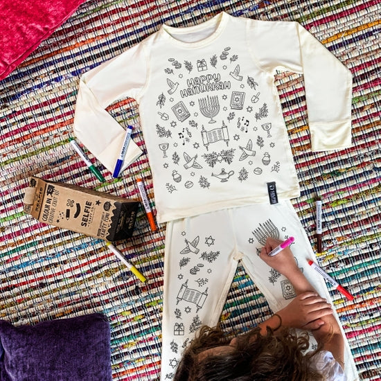 Hanukkah Colour In Pyjamas - Linzis