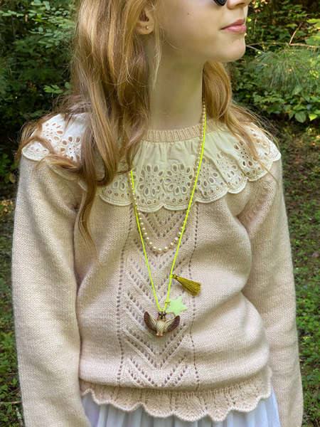 Marlo The Owl Glow in The Dark Star Necklace - Linzis