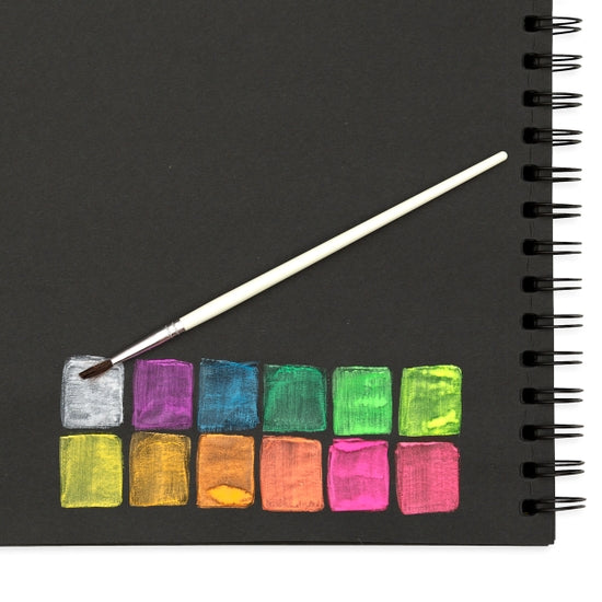 Chroma Blends Neon Watercolor Paint - 13 PC Set - Linzis