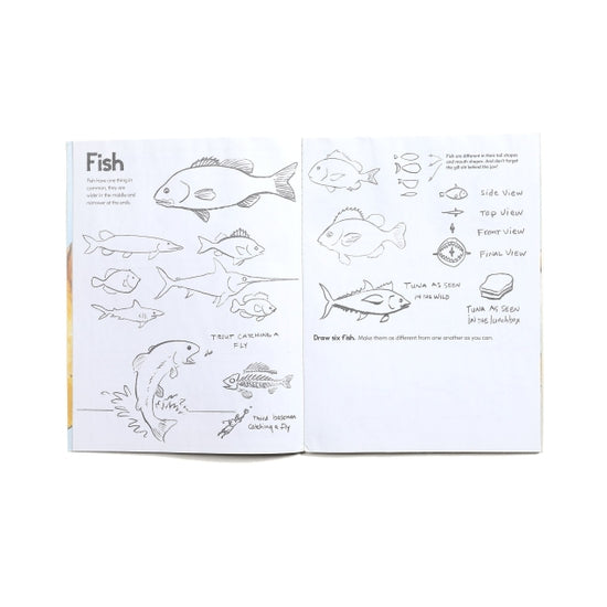 Learn to Draw Animals Art Book - Linzis