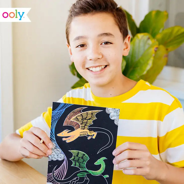 Scratch & Scribble - Fantastic Dragons - Linzis