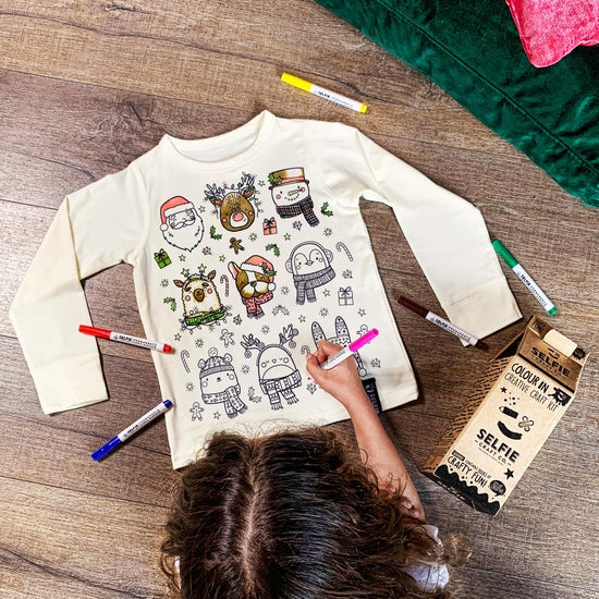 Happy Holiday Kids Colour In Top - Linzis