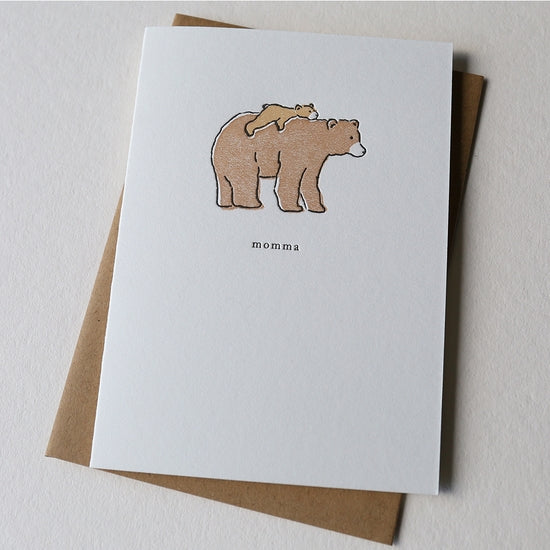 Momma Bear Card - Linzis