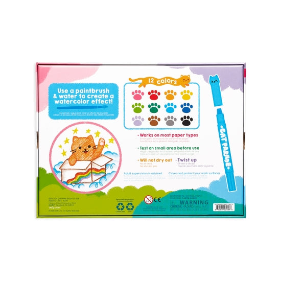 Cat Parade Gel Crayons - Set of 12 - Linzis