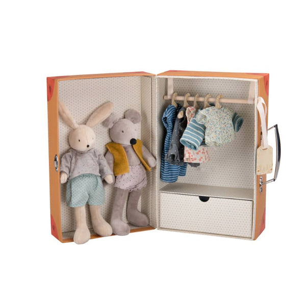 Suitcase - Rabbit & Mouse Wardrobe - Linzis