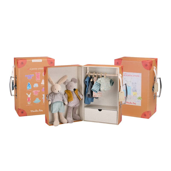 Suitcase - Rabbit & Mouse Wardrobe - Linzis