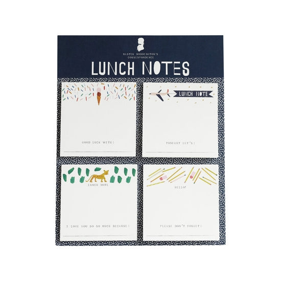 Lunch Notes - Set of 4 Notepads - Linzis