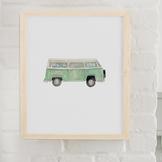 Camper Van Art Print - Linzis