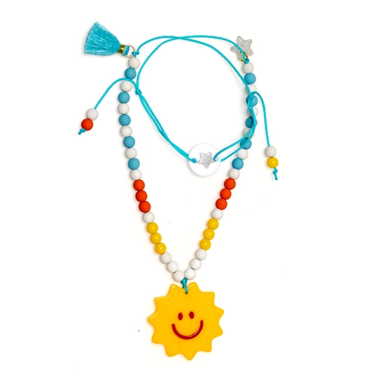 Happy Sun Necklace - Linzis