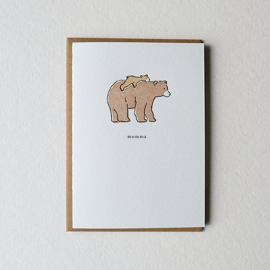 Momma Bear Card - Linzis