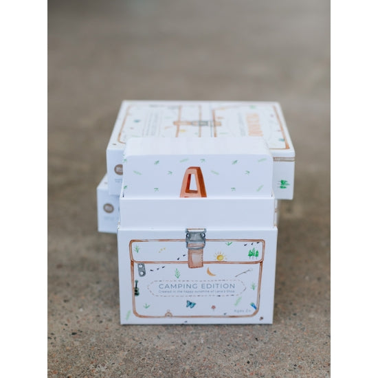 Camping Themed ABC Flashcards for Kids- Packadoo - Linzis