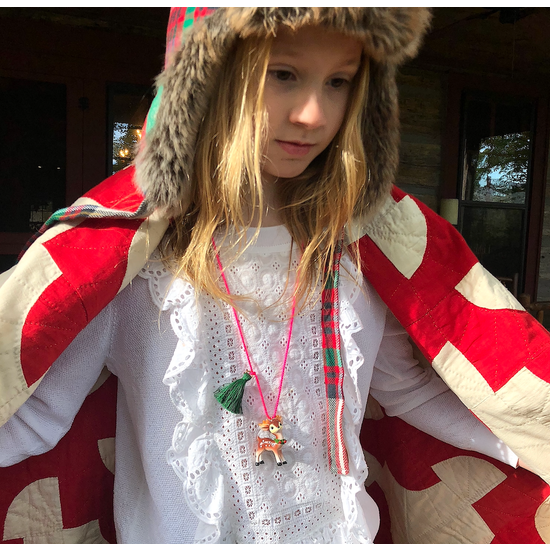 Holiday Reindeer Necklace - Linzis
