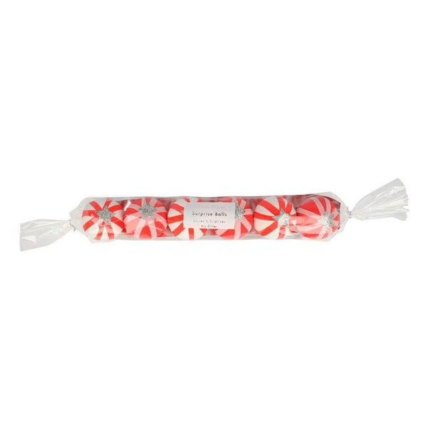 Peppermint Candy Surprise Balls (set of 6) - Linzis