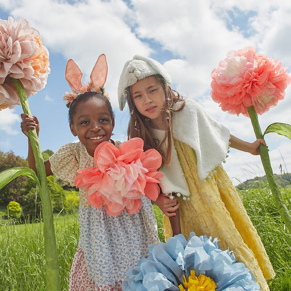 Embellished Gingham Bunny Headband - Linzis