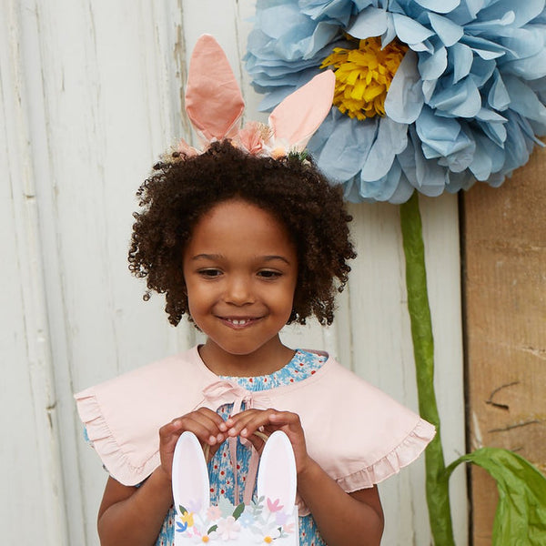 Embellished Gingham Bunny Headband - Linzis