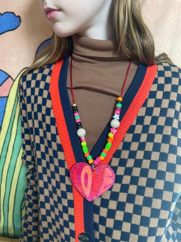 Valentines DIY Love Necklace - Linzis