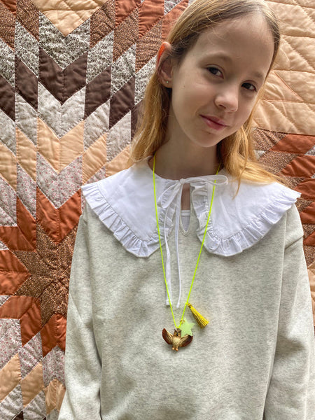 Marlo The Owl Glow in The Dark Star Necklace - Linzis