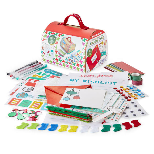Kid Made Modern Design Your Own Holiday Card Kit - Linzis