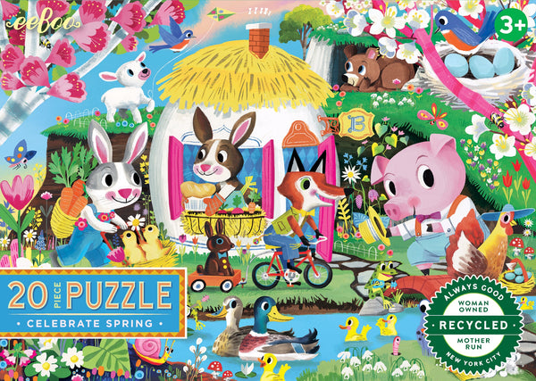 Celebrate Spring 20 Piece Puzzle - Linzis