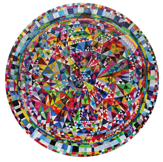 Triangle Pattern 500 Piece Puzzle - Linzis