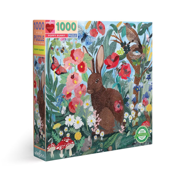 Poppy Bunny 1000 Piece Puzzle - Linzis
