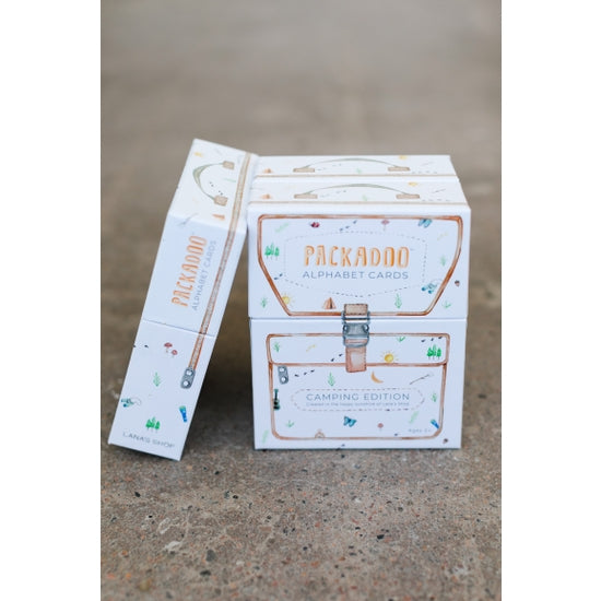 Camping Themed ABC Flashcards for Kids- Packadoo - Linzis