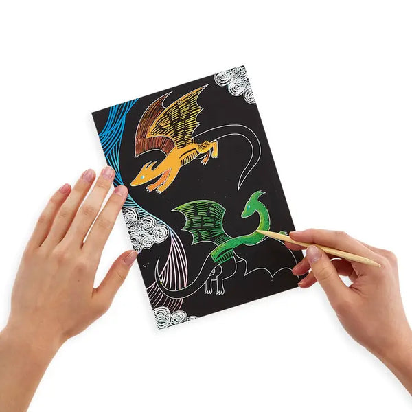 Scratch & Scribble - Fantastic Dragons - Linzis