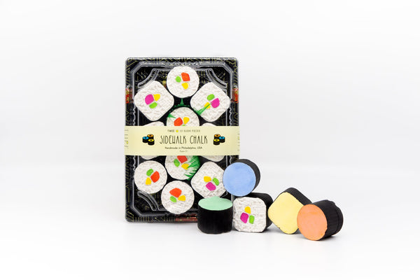 Sushi Maki Roll Sidewalk Chalk - Linzis