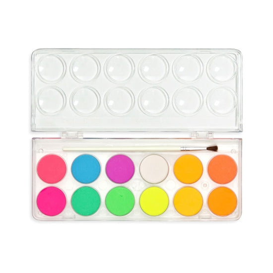 Chroma Blends Neon Watercolor Paint - 13 PC Set - Linzis
