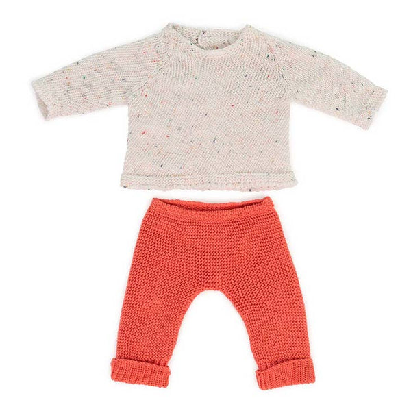 Knitted Doll Outfit 15” – Sweater & Trousers - Linzis