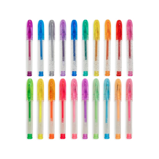 Mini Doodlers Fruity Scented Gel Pens - Set of 20 - Linzis