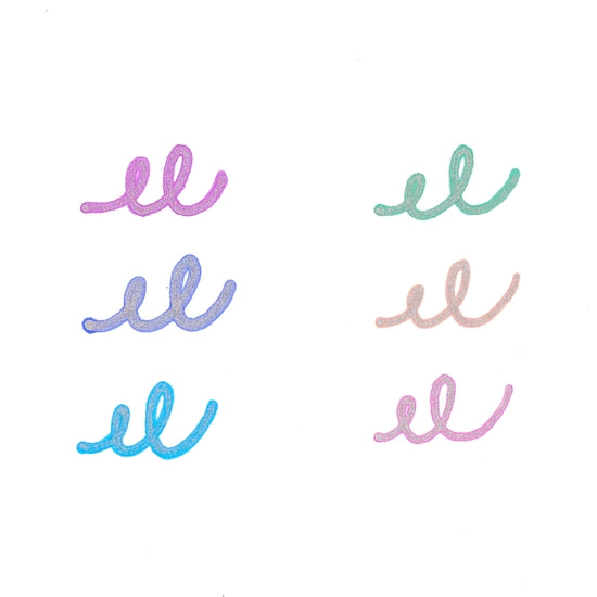 Silver Linings Outline Markers - Set of 6 - Linzis
