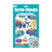 Tattoo-Palooza Temporary Tattoos - Monster Truck - 3 Sheets - Linzis