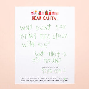 Santa Writes Back Kit - Linzis