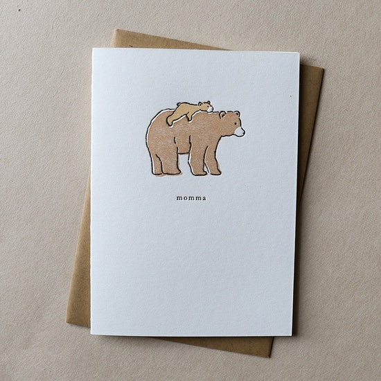 Momma Bear Card - Linzis