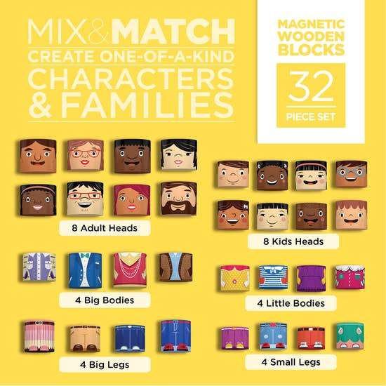 MyFamilyBuilders™ [32 pcs] Toy Set - Linzis