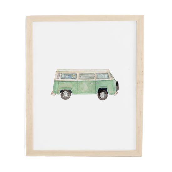 Camper Van Art Print - Linzis