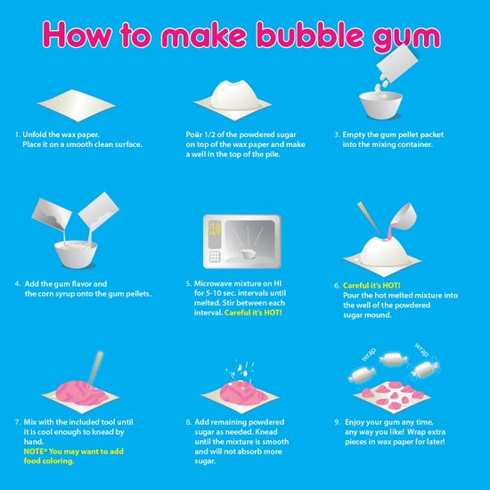 DIY Bubble Gum Kit - Linzis