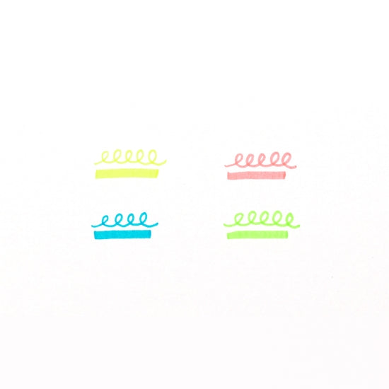 Sugar Joy Scented Double-Ended Highlighters (Set of 4) - Linzis
