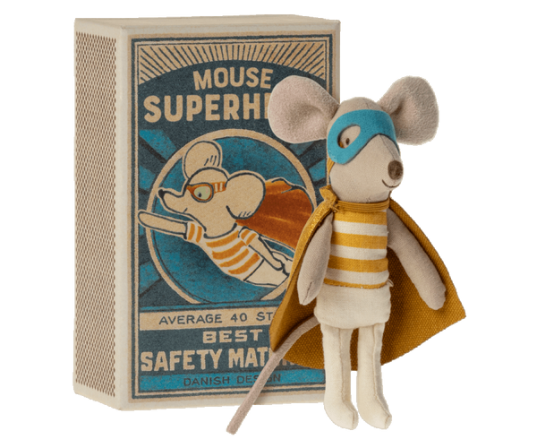 Superhero Little Brother, Mouse in Box - Linzis