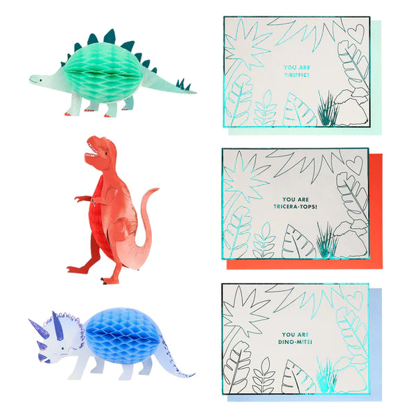 Dinosaur Valentine Cards - Linzis