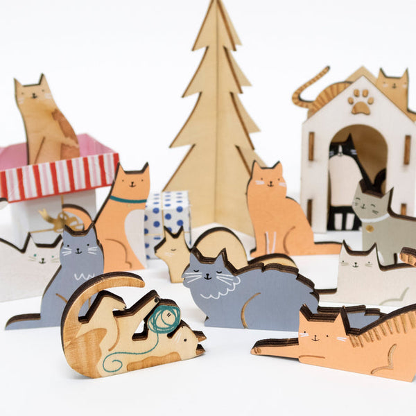 Cat Advent Calendar Suitcase - Linzis