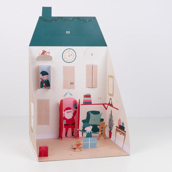 Santa's House Pop Up Advent Calendar - Linzis