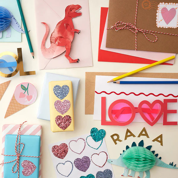 Dinosaur Valentine Cards - Linzis