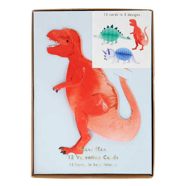 Dinosaur Valentine Cards - Linzis