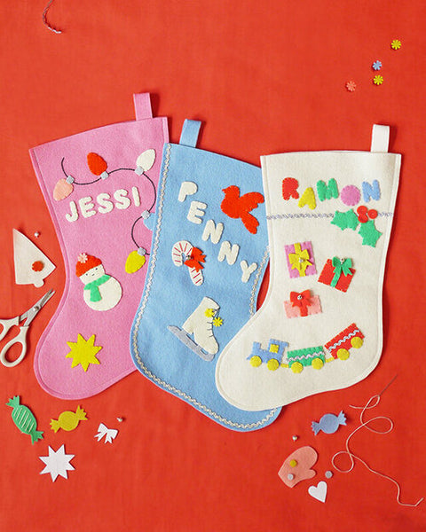 Felt Charm Stocking Kit - Linzis