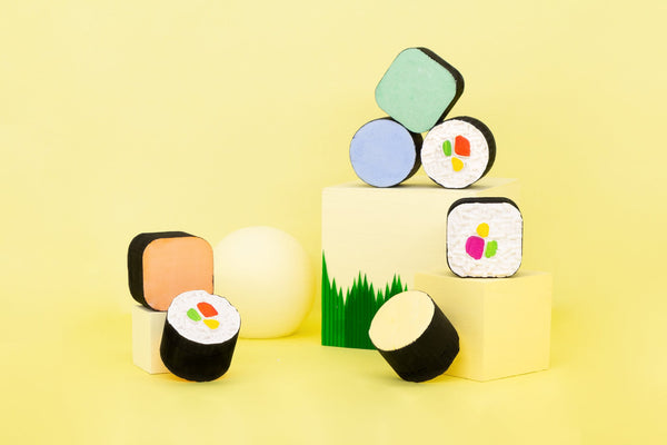 Sushi Maki Roll Sidewalk Chalk - Linzis